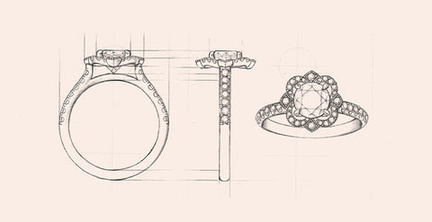 Drawing A Realistic Diamond Ring  YouTube