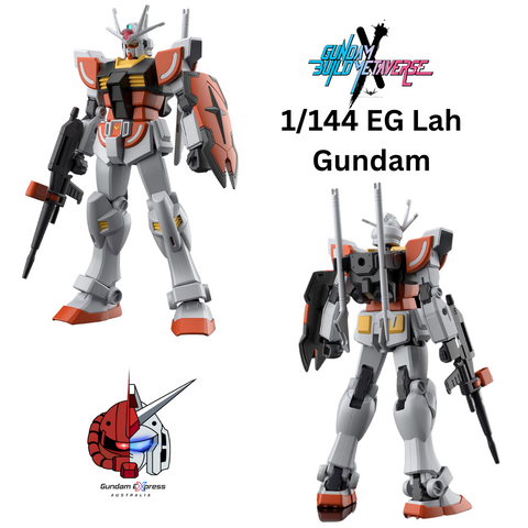 EG Lah Gundam composite images and logs