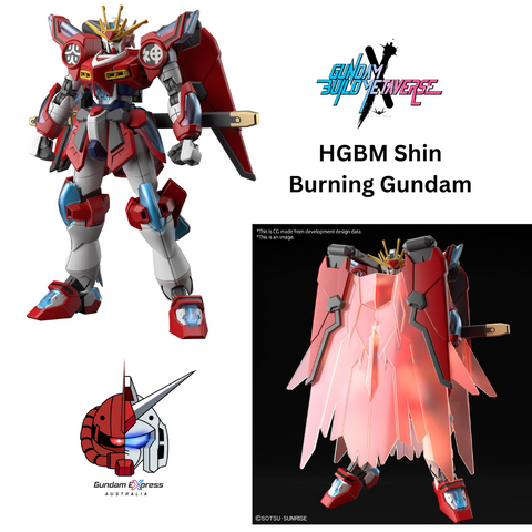HG Shin Burning Gundam composite images and logs