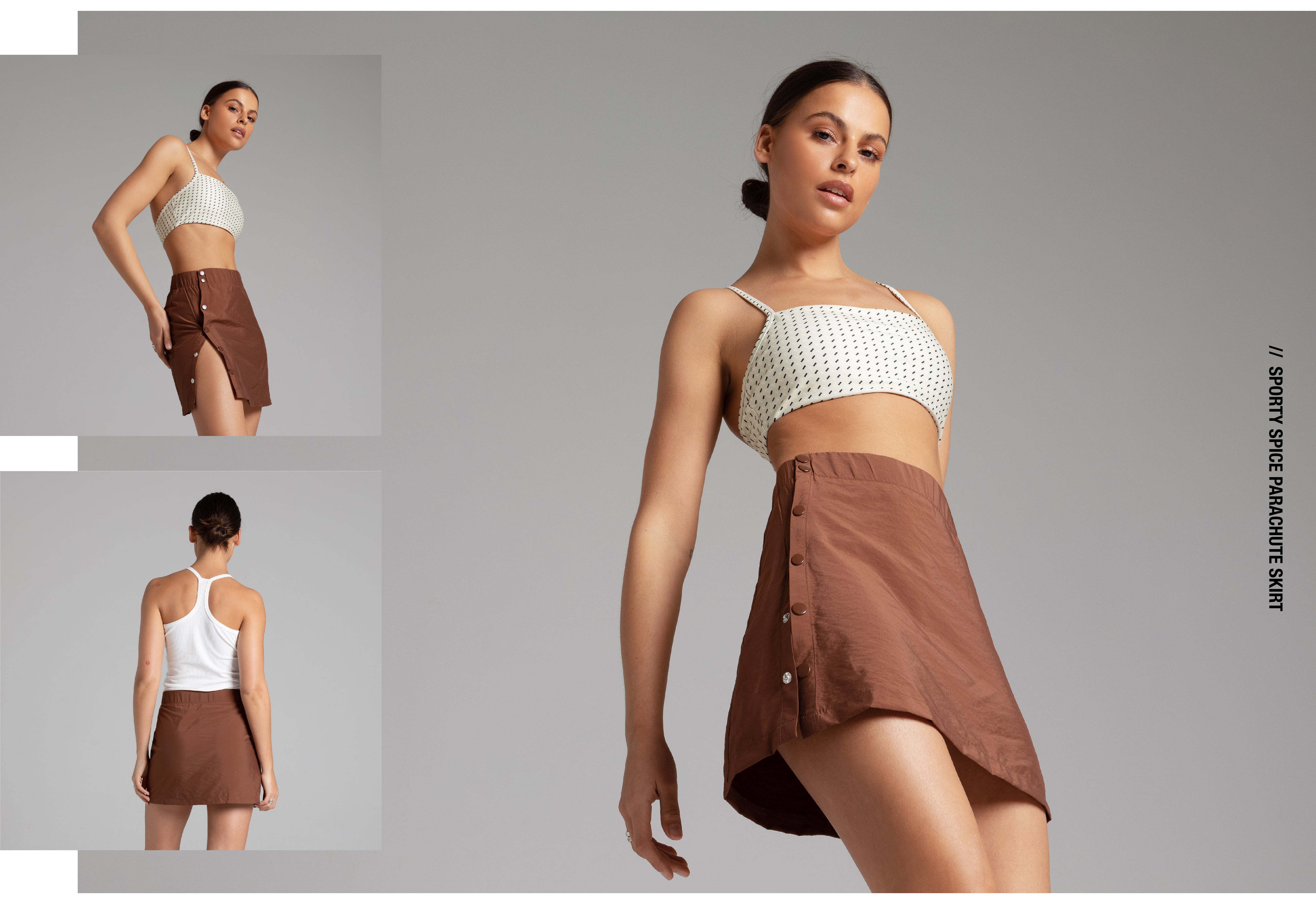 SPORTY SPICE PARACHUTE SKIRT