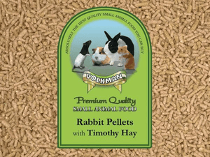 Rabbit Pellets w/ Timothy hay (volkman)