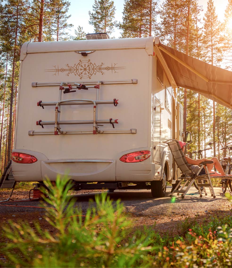 Aufkleber für Wohnwagen und Wohnmobile für Reiselustige