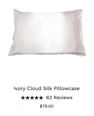 Satin Pillowcase - Cloud Silver