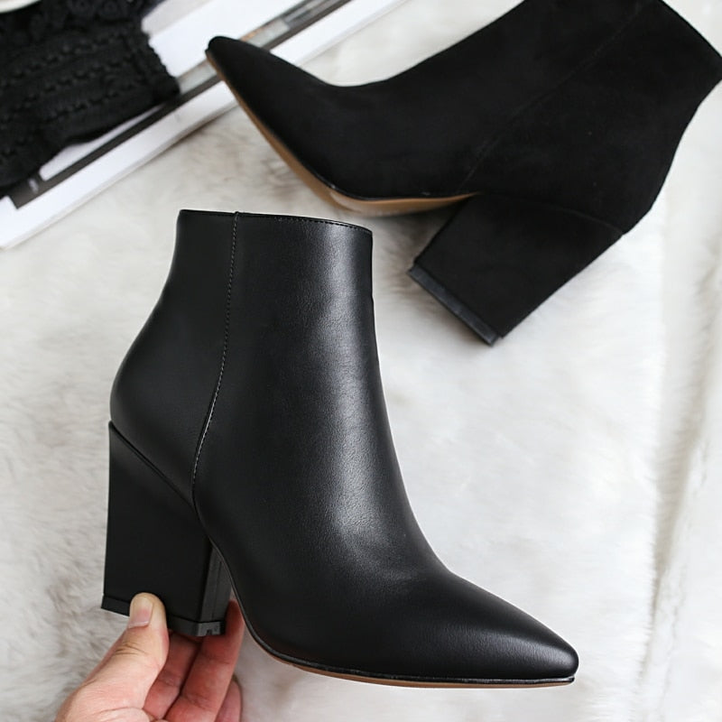 large size ankle boots