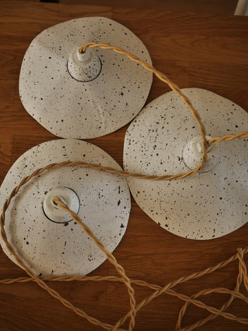 Make your own pendant lights with air drying clay – Createaholic