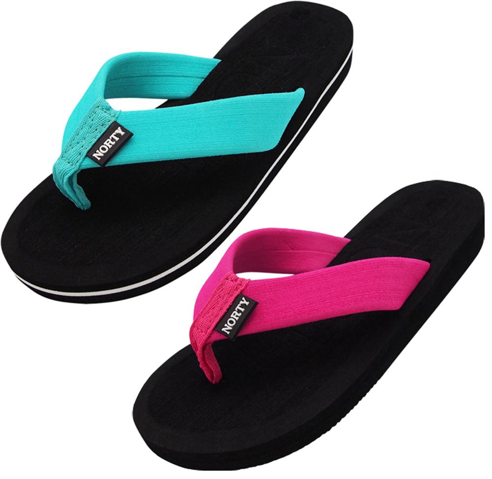 norty flip flops