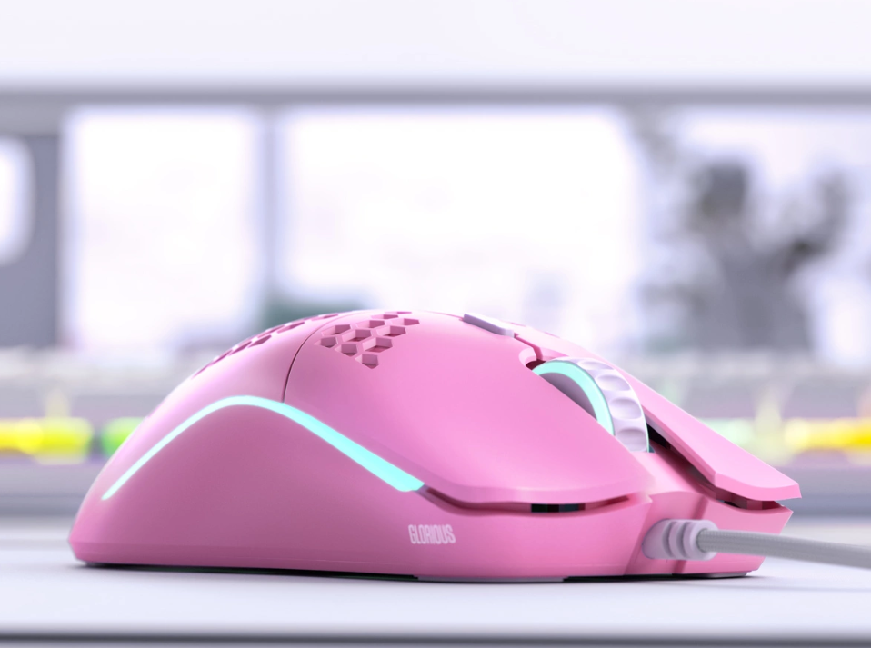 Glorious Model O Gaming Mouse Pink Limited Edition Level Up