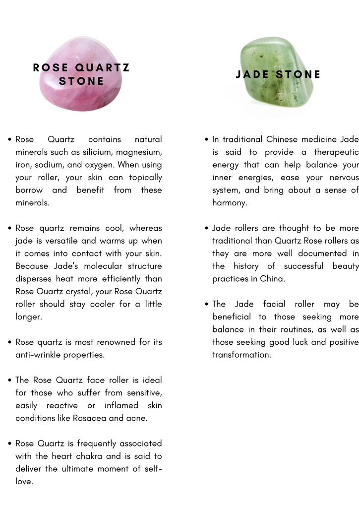 Differences between Jade Stone and Rose Quartz Stone