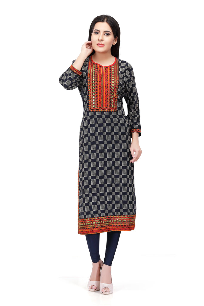 cotton printed kurtis