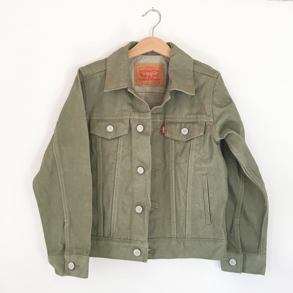 levi's green jacket