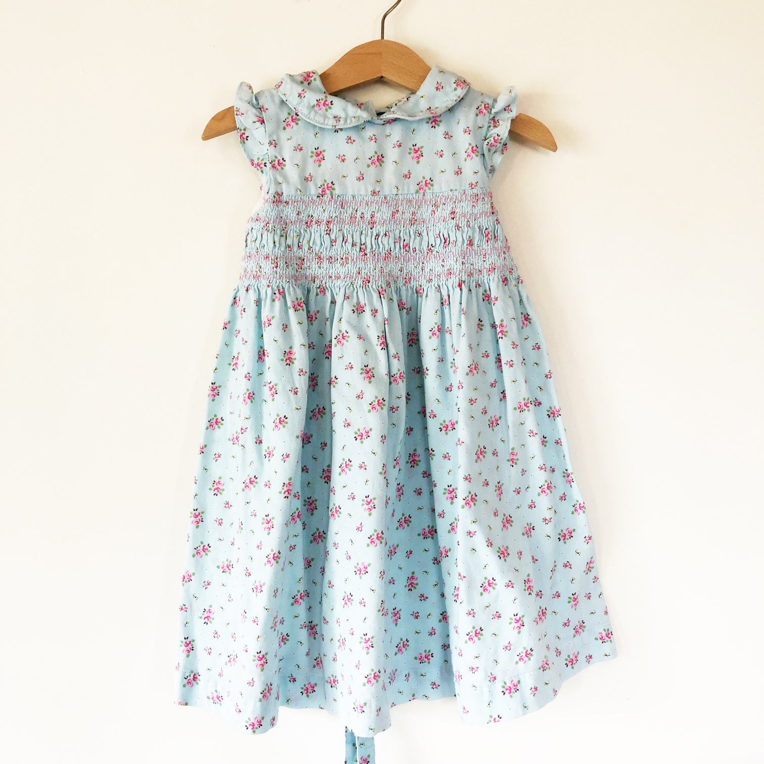 laura ashley smocked dress