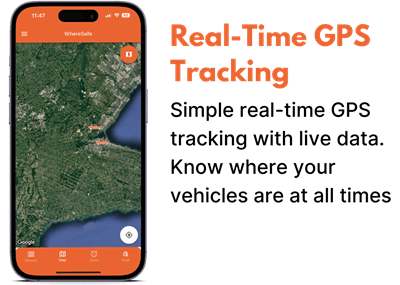 Real Time GPS Tracking so you always know where your car is