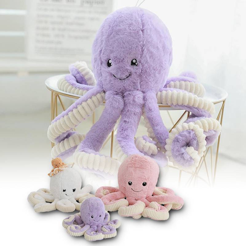 blue mini octopus plush