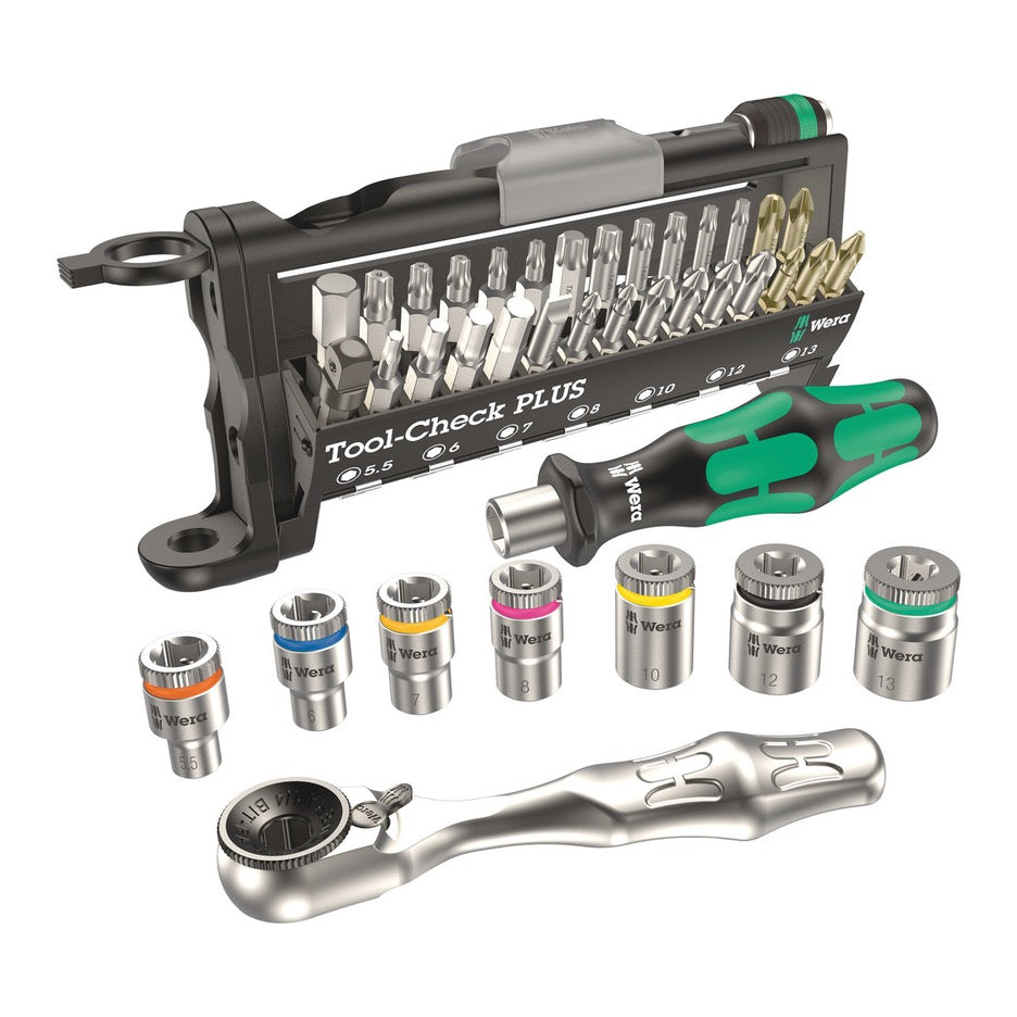 Wera Tools Zyklop Speed Socket Ratchet Metric Toolkit Set 1/4 Dr 8100 28  Piece