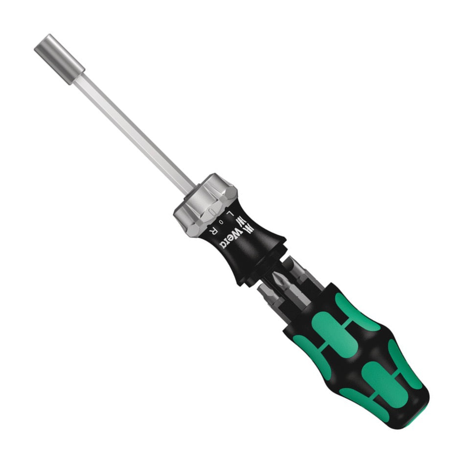 Wera Tools 6-Piece Kraftform Kompakt Stubby Ratcheting Screwdriver RA4