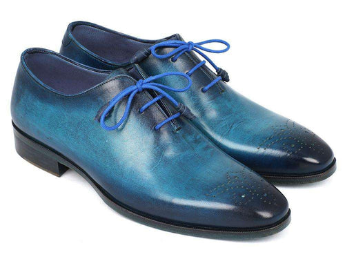 Paul Parkman Blue & Navy Medallion Oxfords