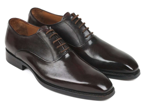 Paul Parkman Men's Brown Plain Toe Oxfords