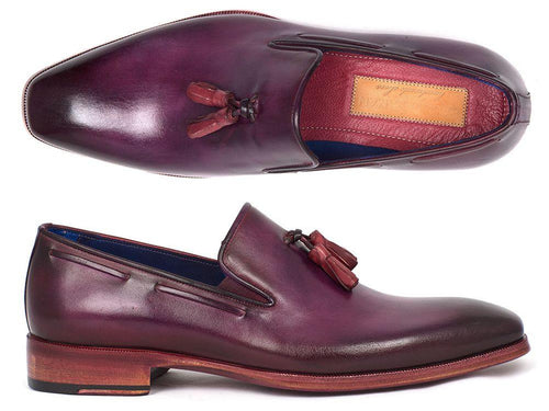 Paul Parkman Men's Purple Tassel Loafer