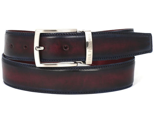 PAUL PARKMAN Men's Dual Tone Leather Belt