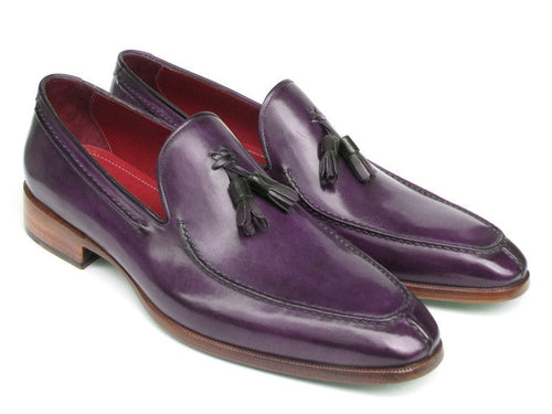 Paul Parkman Purple Tassel Loafers