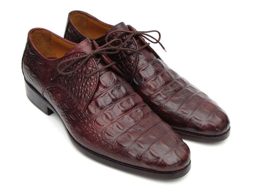 Paul Parkman Crocodile Derby Shoes