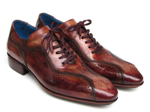 Paul Parkman Handcrafted Brown Leather Casual Shoes