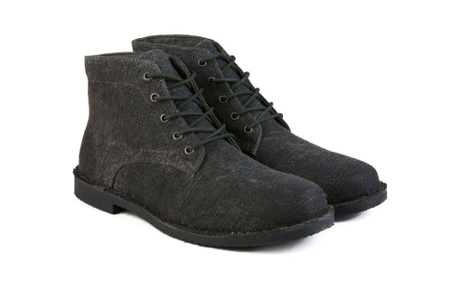 Hound and Hammer Charcoal vegan boots