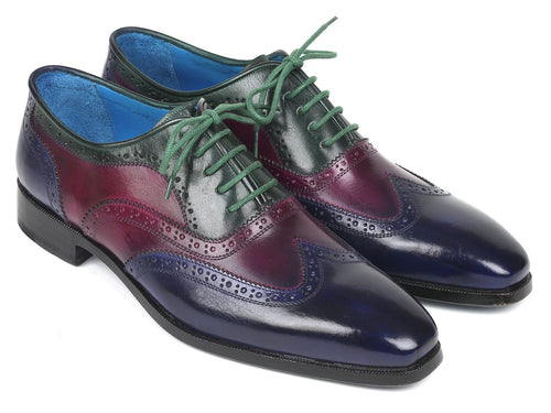 Paul Parkman Men's Multi Color Wingtip Oxfords