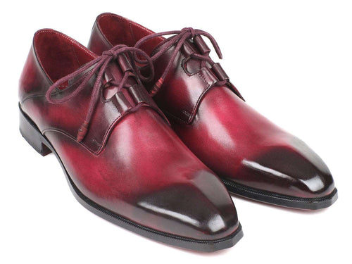 Paul Parkman Ghillie Lacing Bordeaux Dress Shoes