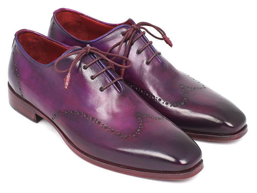 Paul Parkman Men's Purple Wingtip Oxfords