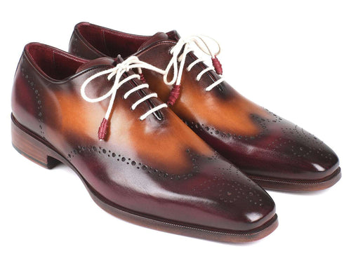 Paul Parkman Handmade Bordeaux & Camel Oxfords