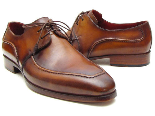 Paul Parkman Men's Brown Derby Dress Shoes