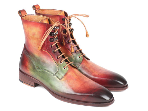 Paul Parkman Men's Multicolor Leather Boots
