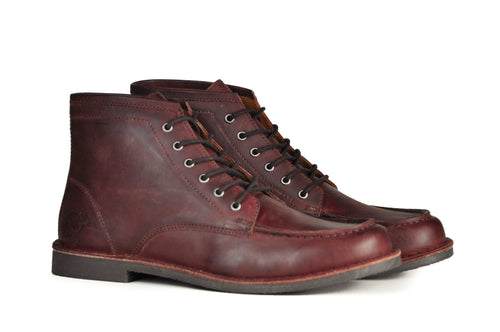 Hound and Hammer Oxblood Leather Boots