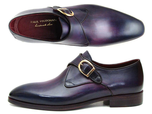 Paul Parkman Purple Single Monkstrap