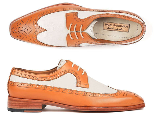 Paul Parkman Calfskin Wingtip Derby Shoes