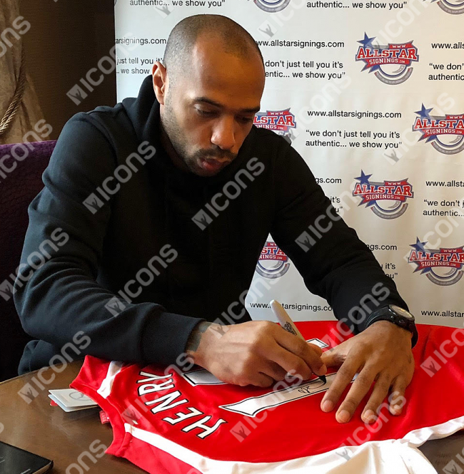 Thierry Henry, Arsenal London, Original signiertes Trikot ...