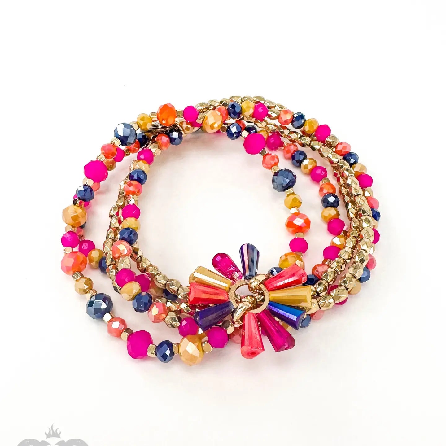 Four Strand Bead Bracelet - Multi