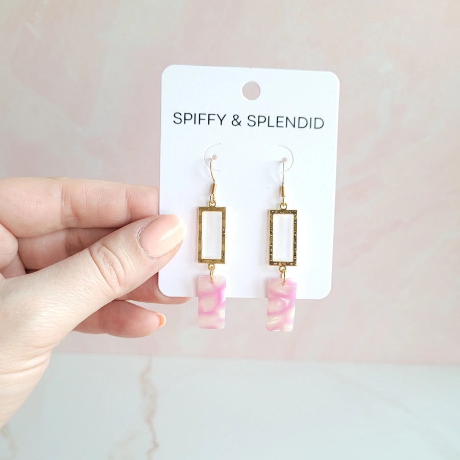 Raya Bubblegum Pink Earrings
