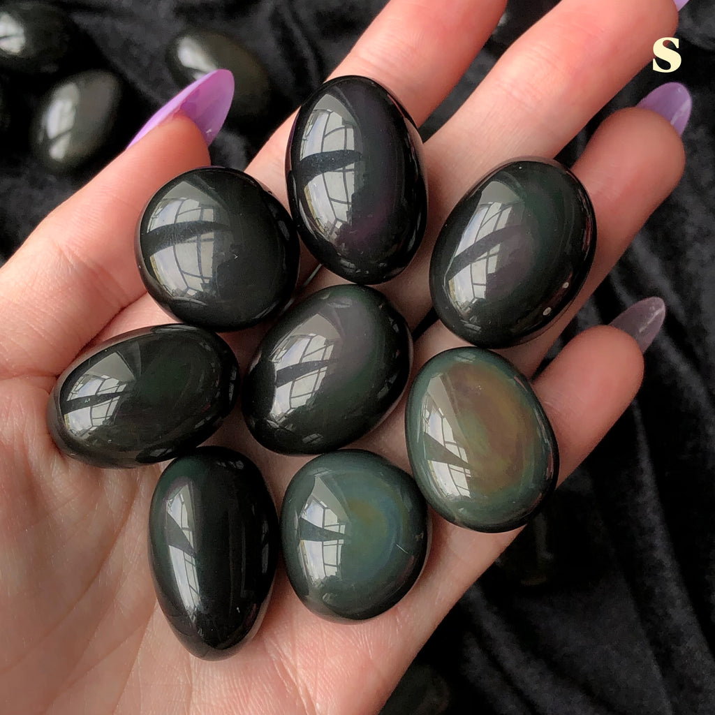 rainbow obsidian stone