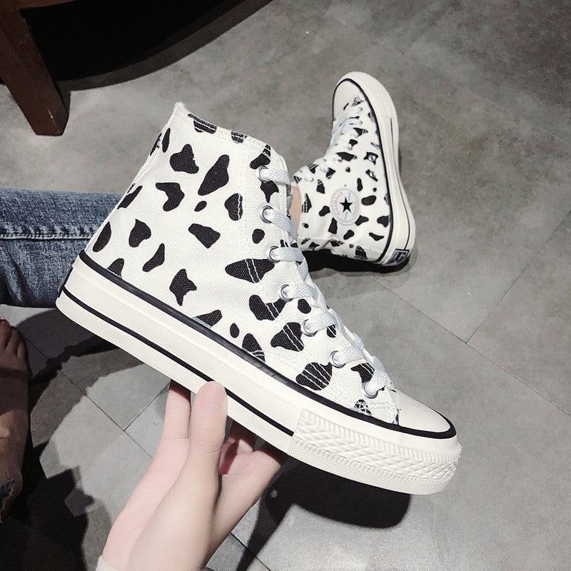 Cow canvas shoes KF90617 – unzzy