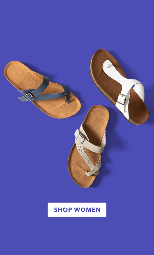white sandals payless