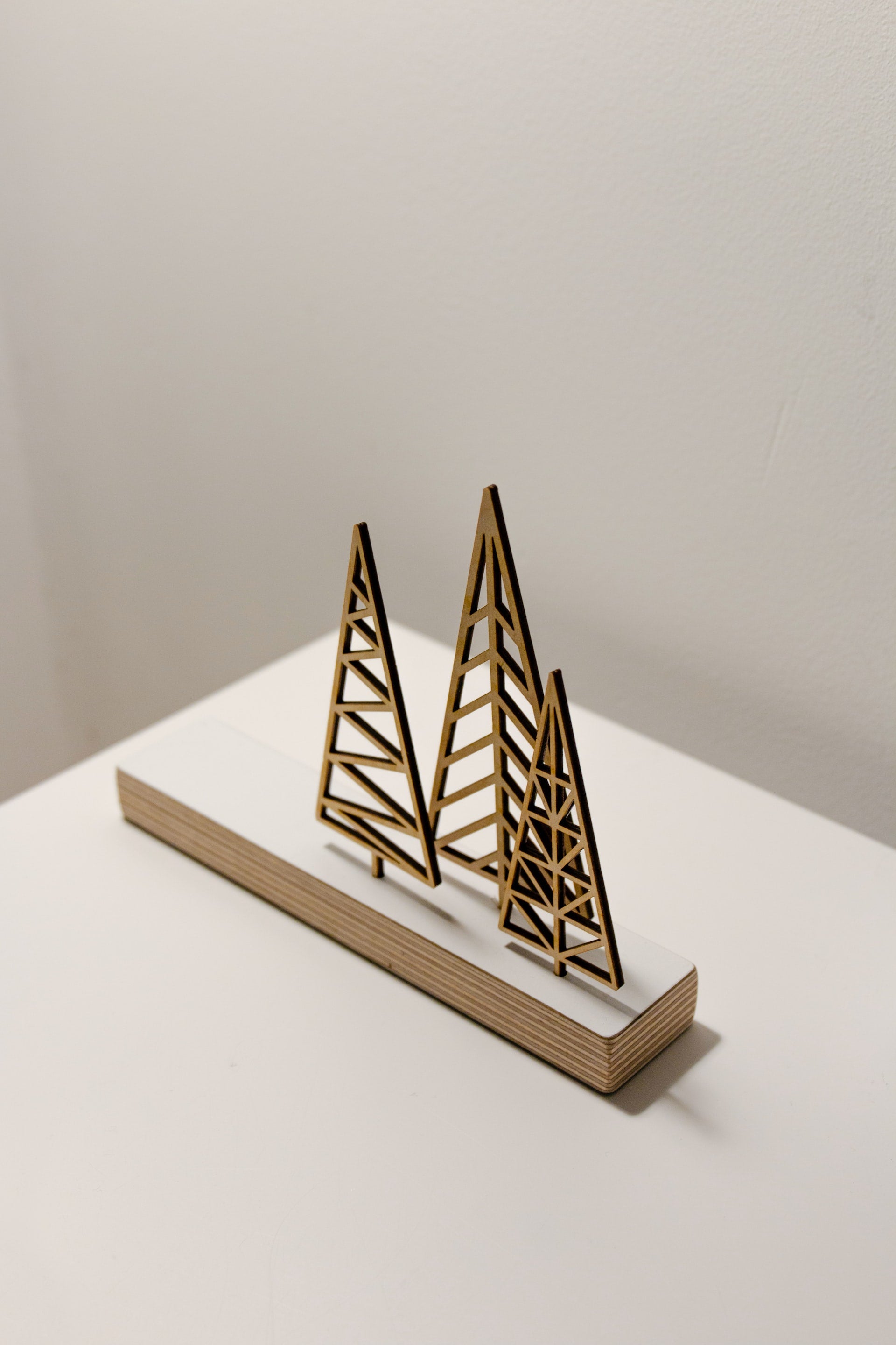  From simplistic table toppers like this one to complex 3D constructs, Christmas tree table toppers are best sellers in the holiday season.