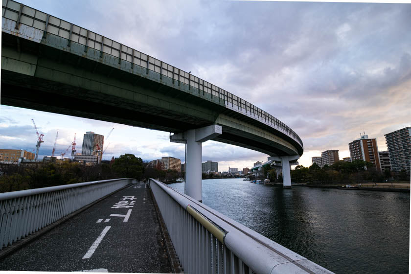 The scenery on the Oo river near the end of the cycling route.