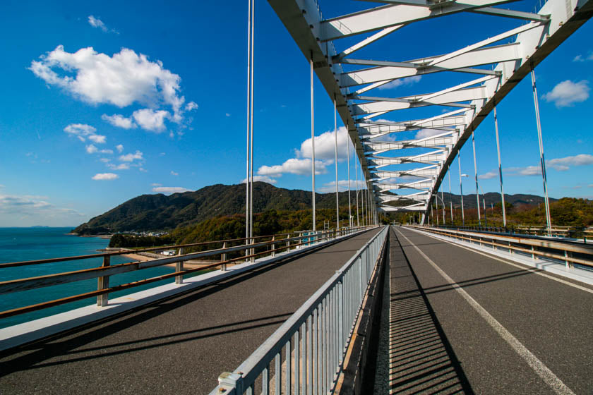 The wonderful bridges along the shimanami kaido cycling route.