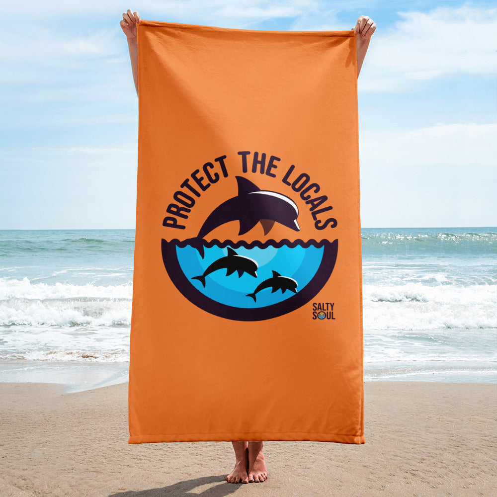 dolphin beach towel