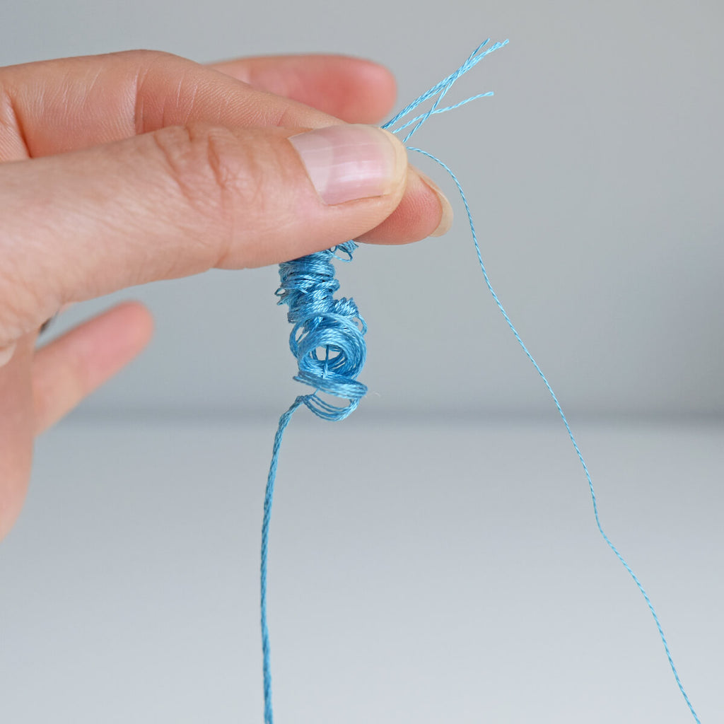 Don't worry if your thread rucks - how to cross stitch