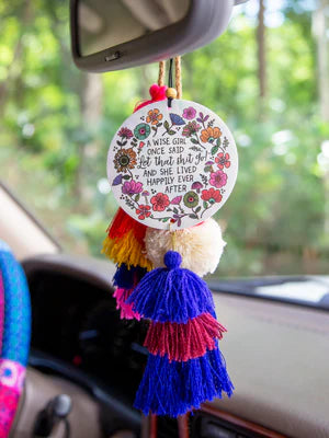 Car Air Freshener - A Wise Girl