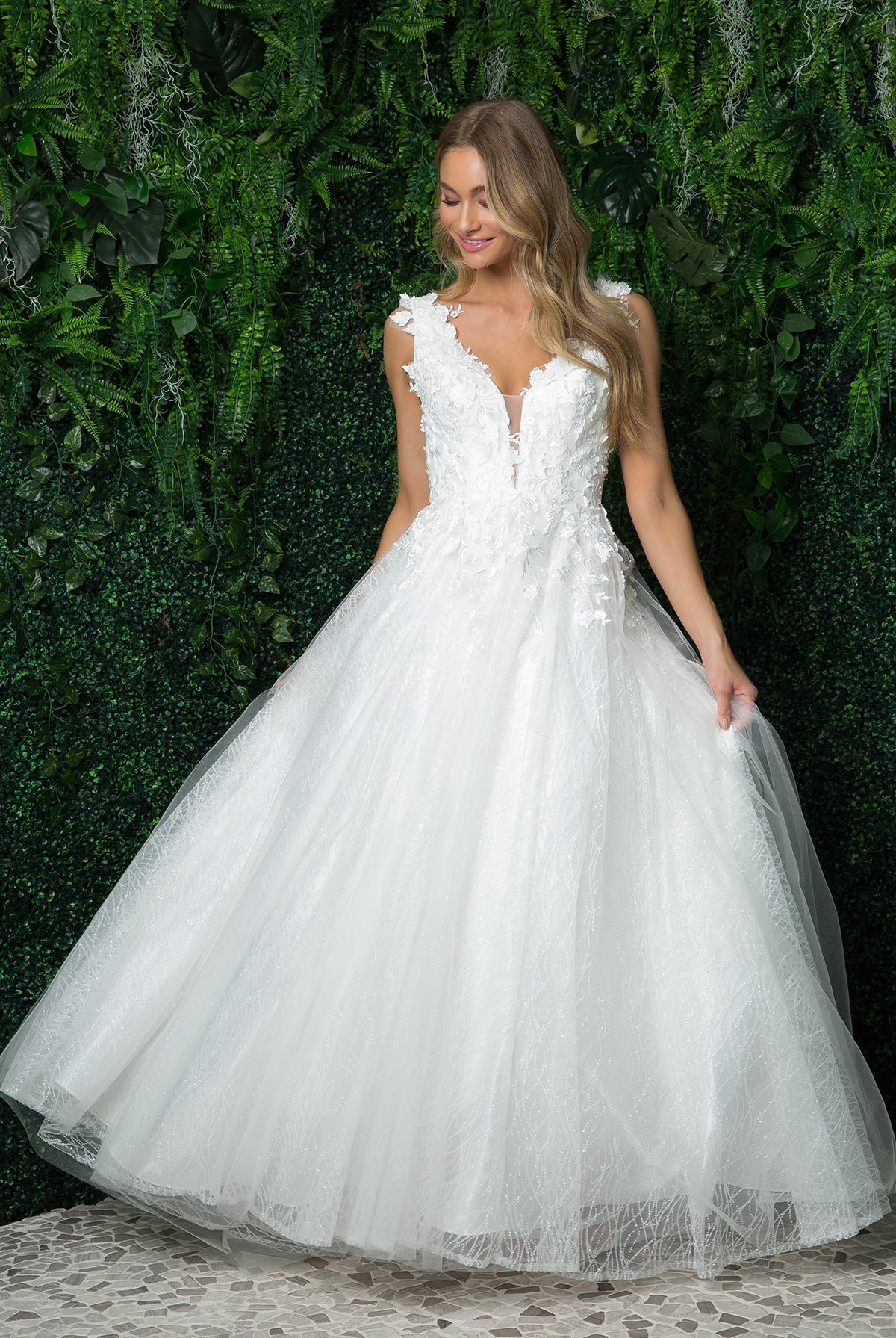 Simple Trumpet Wedding Dresses with Detachable Skirt VW1056 – Viniodress