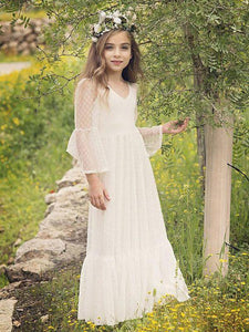 boho communion dress